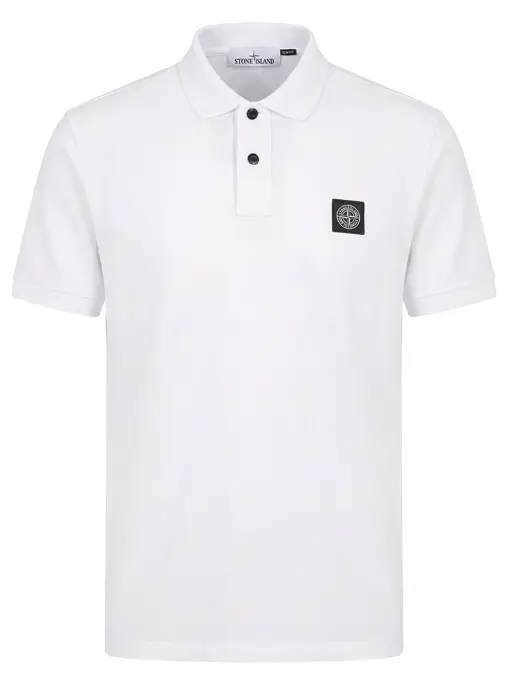 Поло Slim Fit хлопковое STONE ISLAND