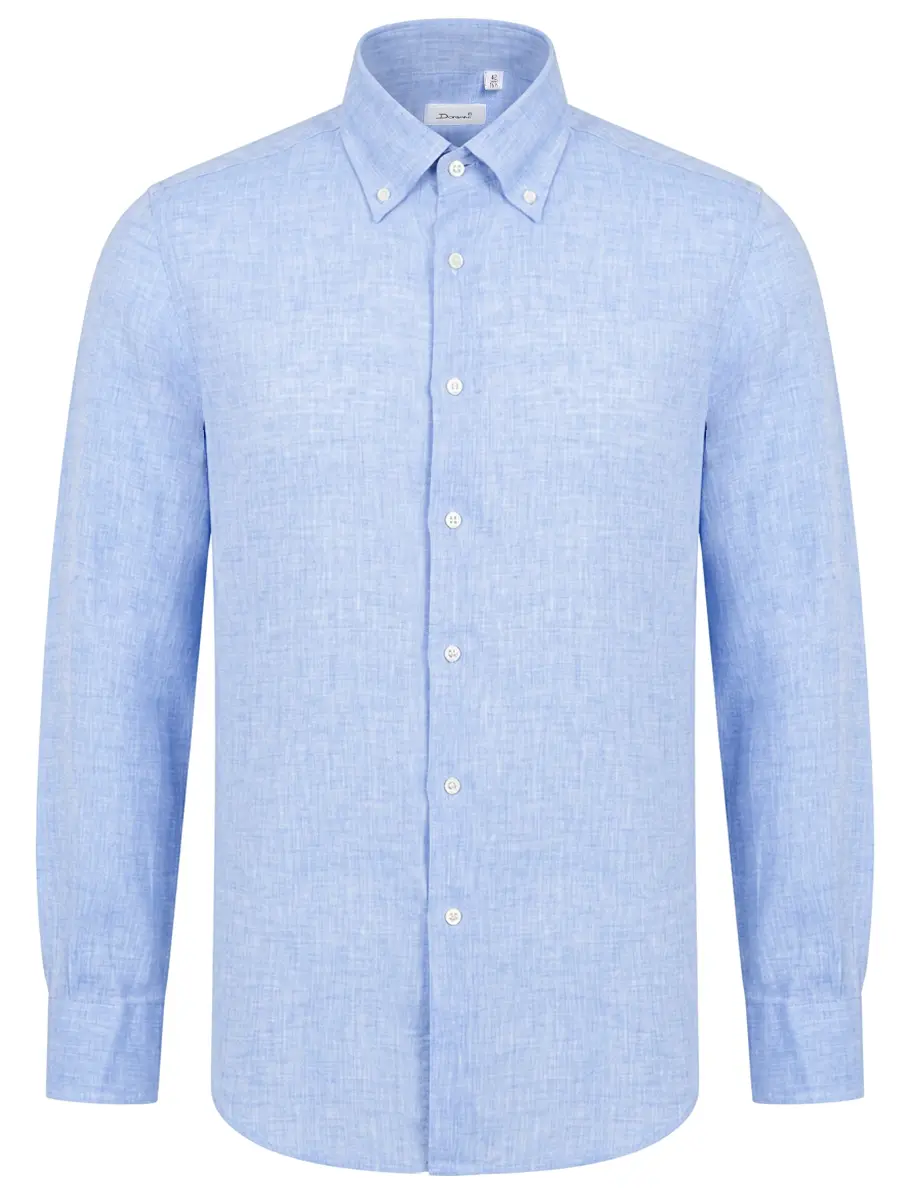 Рубашка Slim Fit льняная