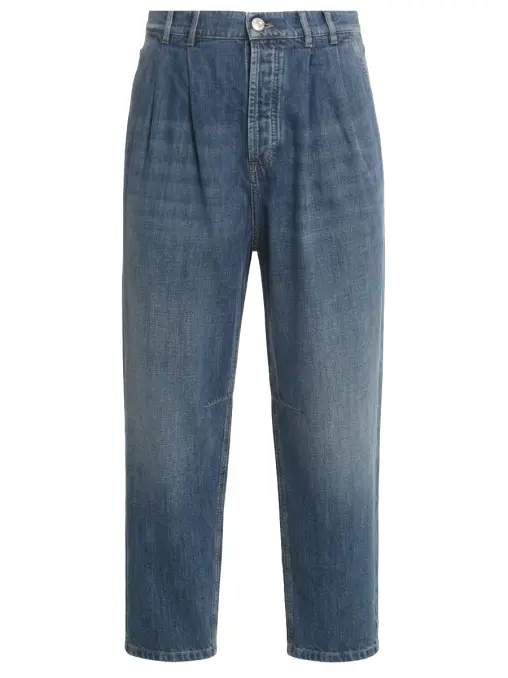 Джинсы Regular Fit хлопковые BRUNELLO CUCINELLI