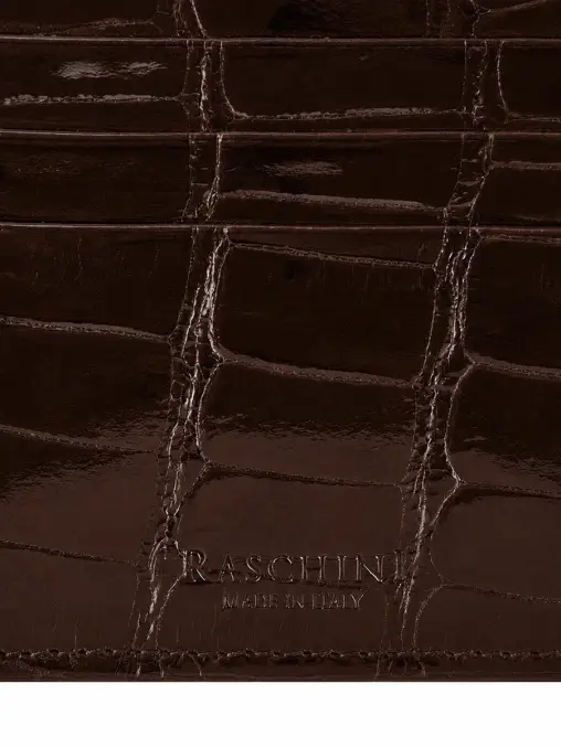 Кардхолдер из кожи крокодила RASCHINI