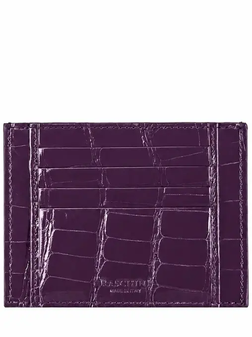 Кардхолдер из кожи крокодила RASCHINI