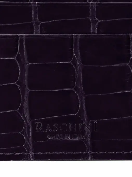 Кардхолдер из кожи крокодила RASCHINI