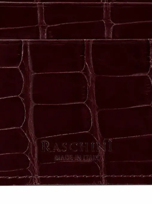 Кардхолдер из кожи крокодила RASCHINI