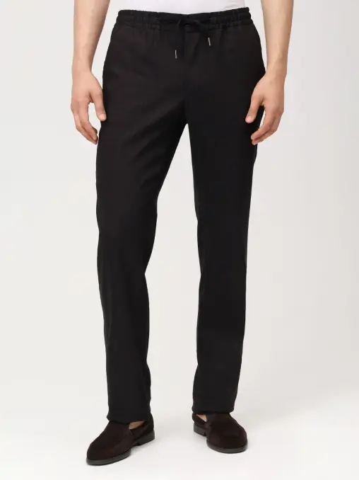 Брюки из льна и шерсти SUIT FACTORY