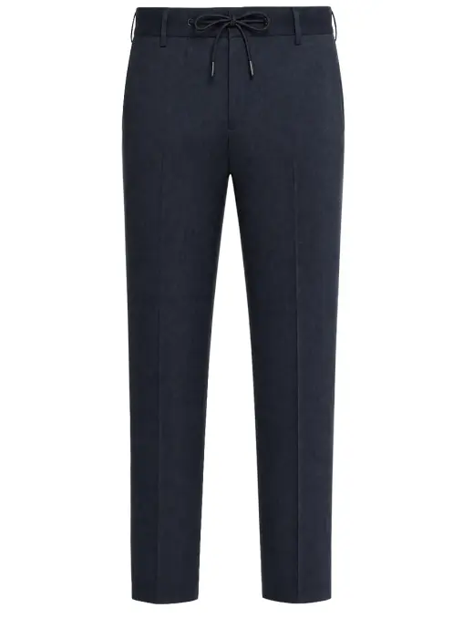 Брюки из льна и шерсти SUIT FACTORY