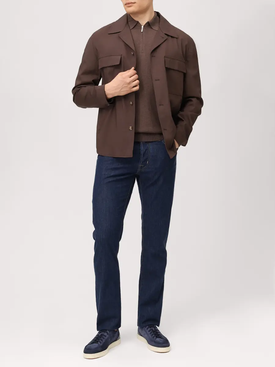 Джинсы Slim Fit хлопковые