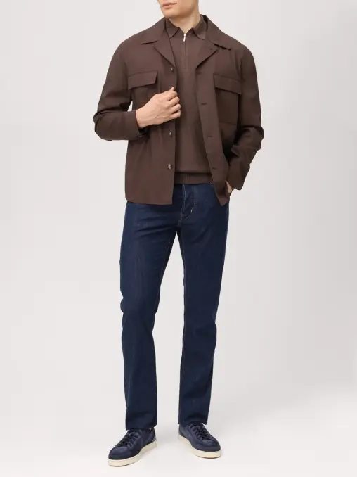 Джинсы Slim Fit хлопковые JACOB COHEN