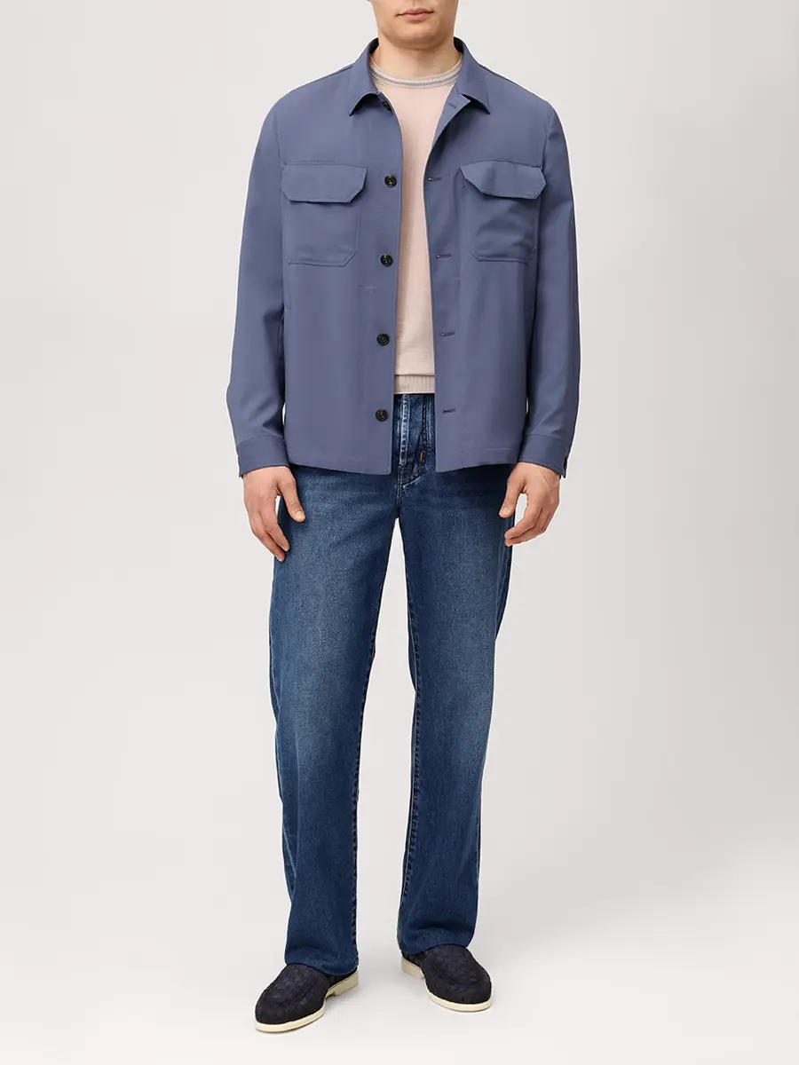 Джинсы Regular Fit хлопковые
