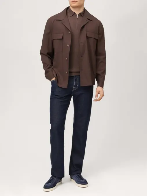Джинсы Regular Fit хлопковые JACOB COHEN