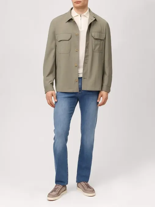 Джинсы Slim Fit хлопковые JACOB COHEN