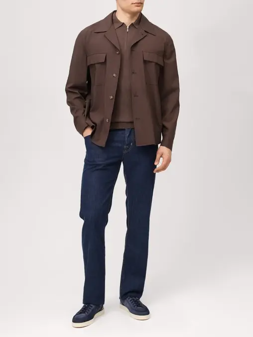 Джинсы Regular Fit хлопковые JACOB COHEN