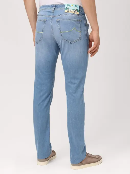 Джинсы Slim Fit хлопковые JACOB COHEN