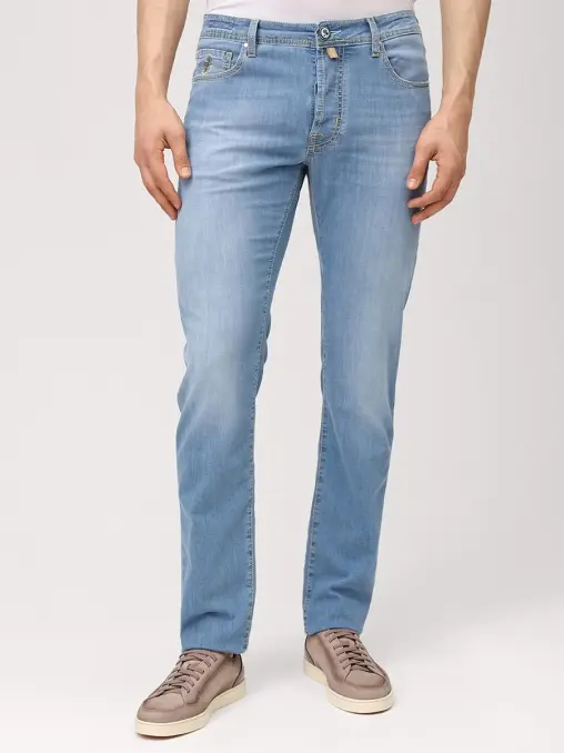 Джинсы Slim Fit хлопковые JACOB COHEN