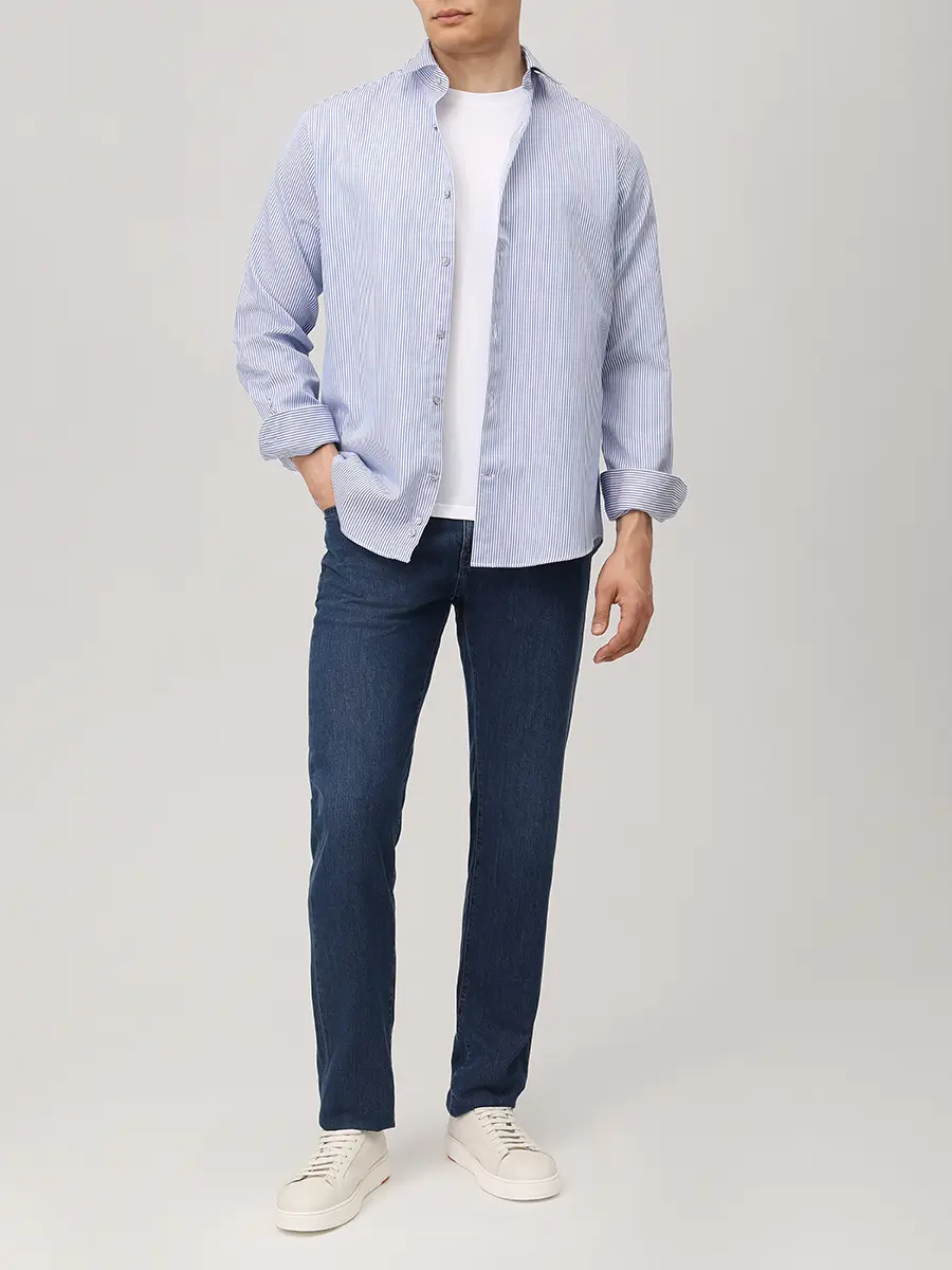 Джинсы Slim Fit из хлопка и лиоцелла