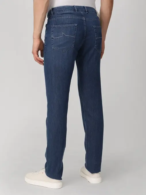Джинсы Slim Fit из хлопка и лиоцелла PAUL & SHARK