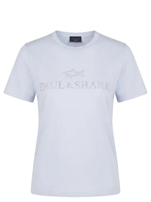 Футболка из хлопка и лиоцелла PAUL & SHARK