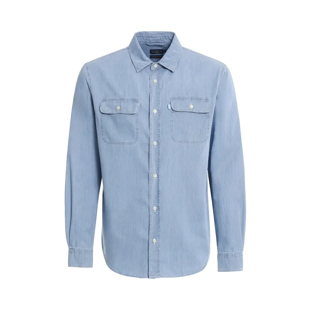 Рубашка Regular Fit джинсовая