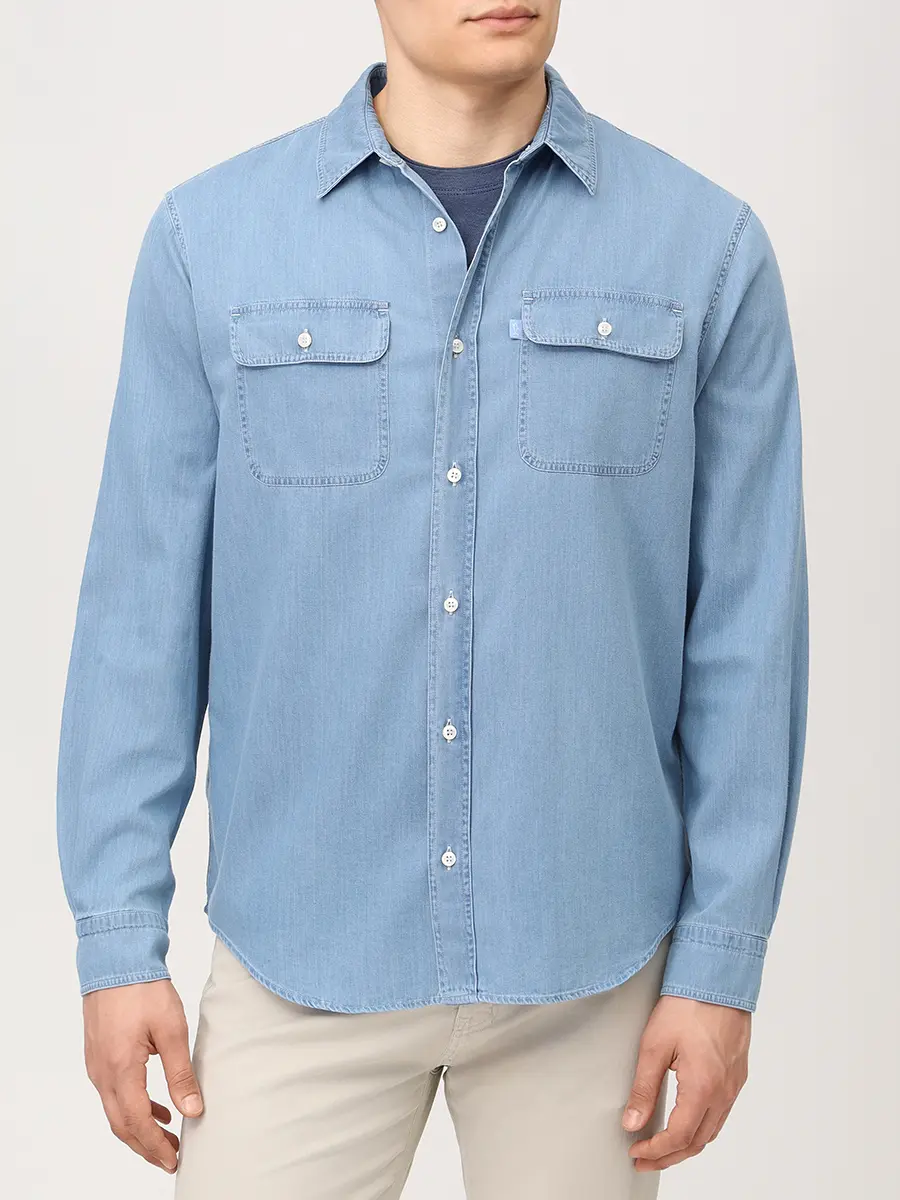 Рубашка Regular Fit джинсовая
