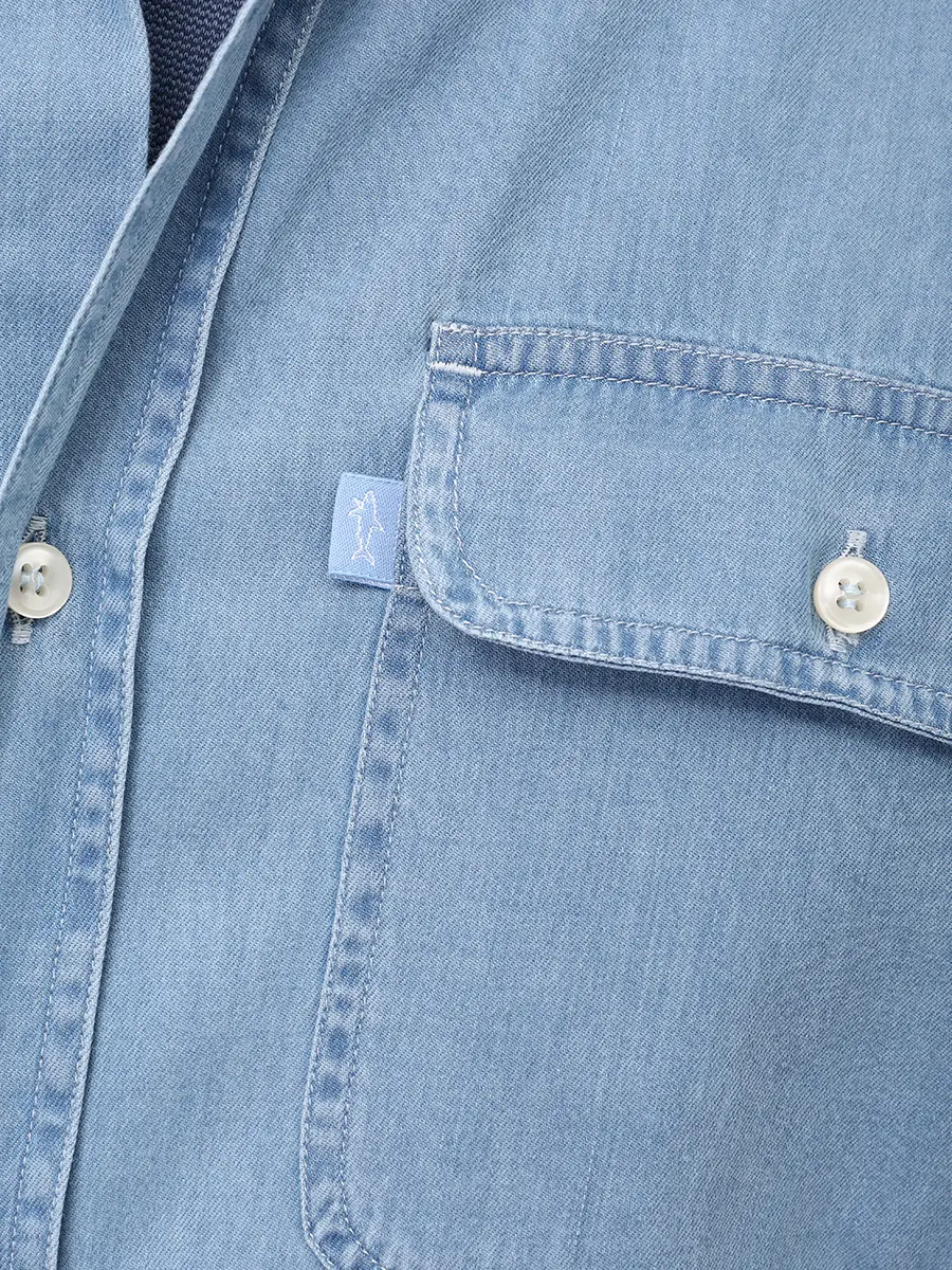 Рубашка Regular Fit джинсовая