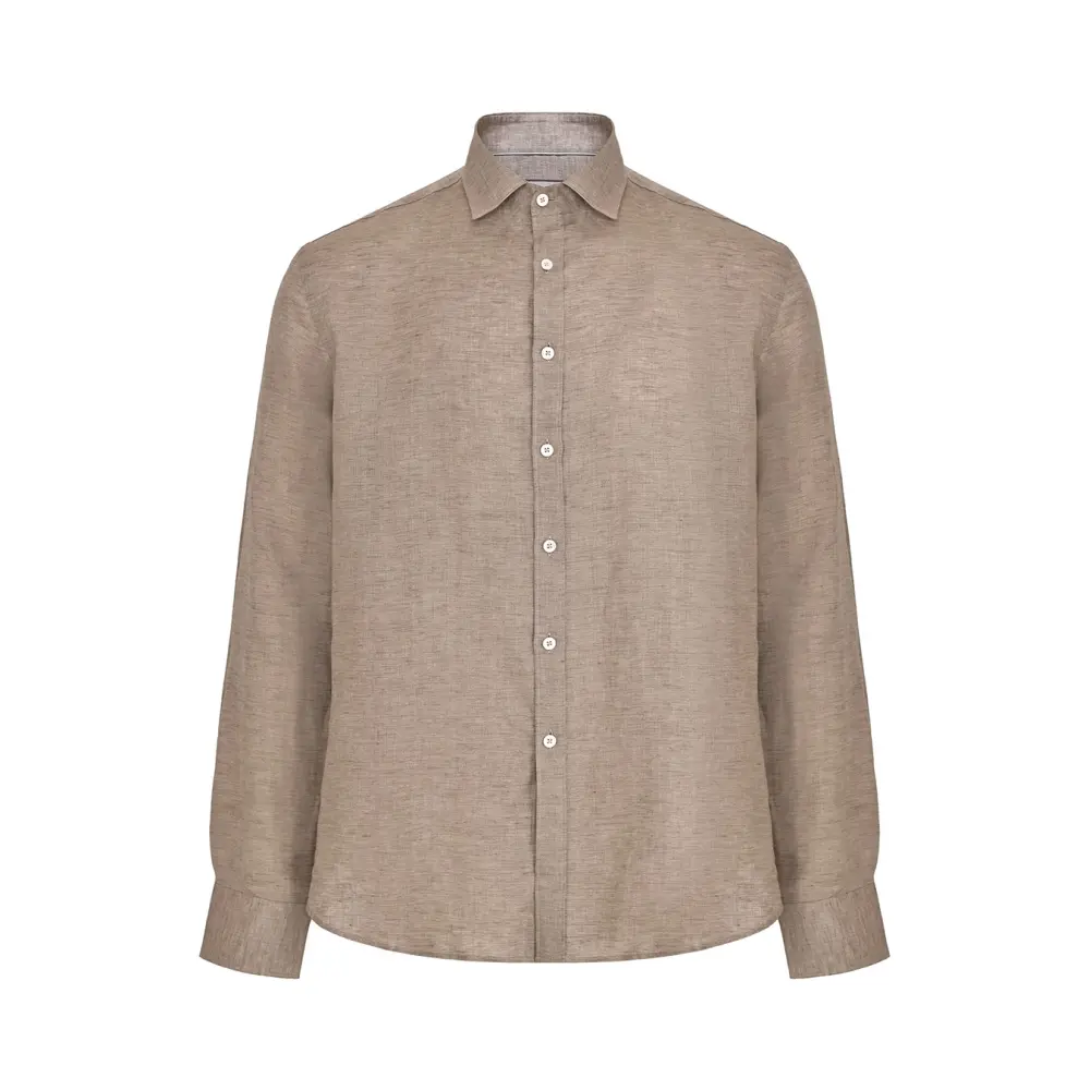 Рубашка Regular Fit льняная