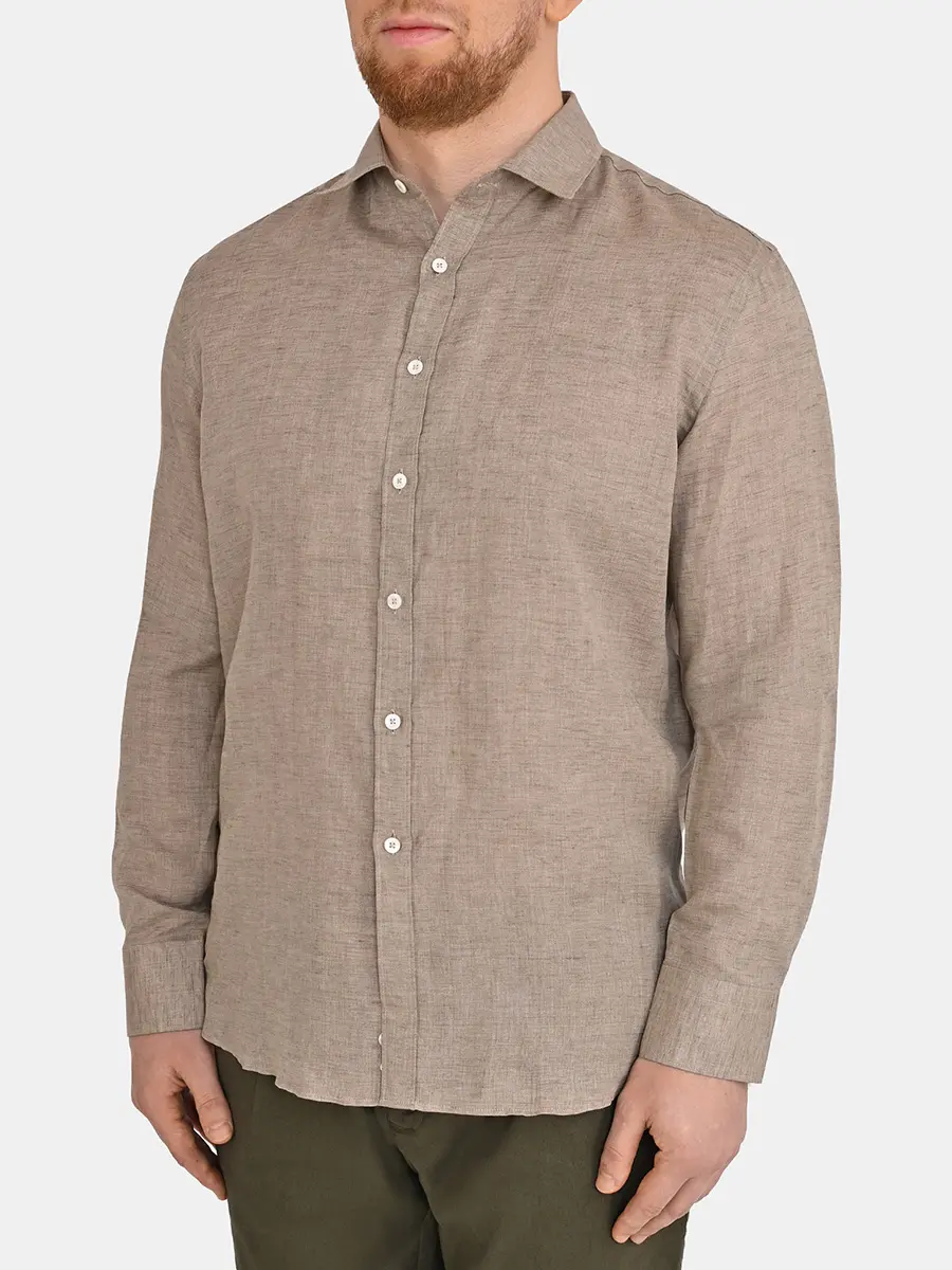 Рубашка Regular Fit льняная