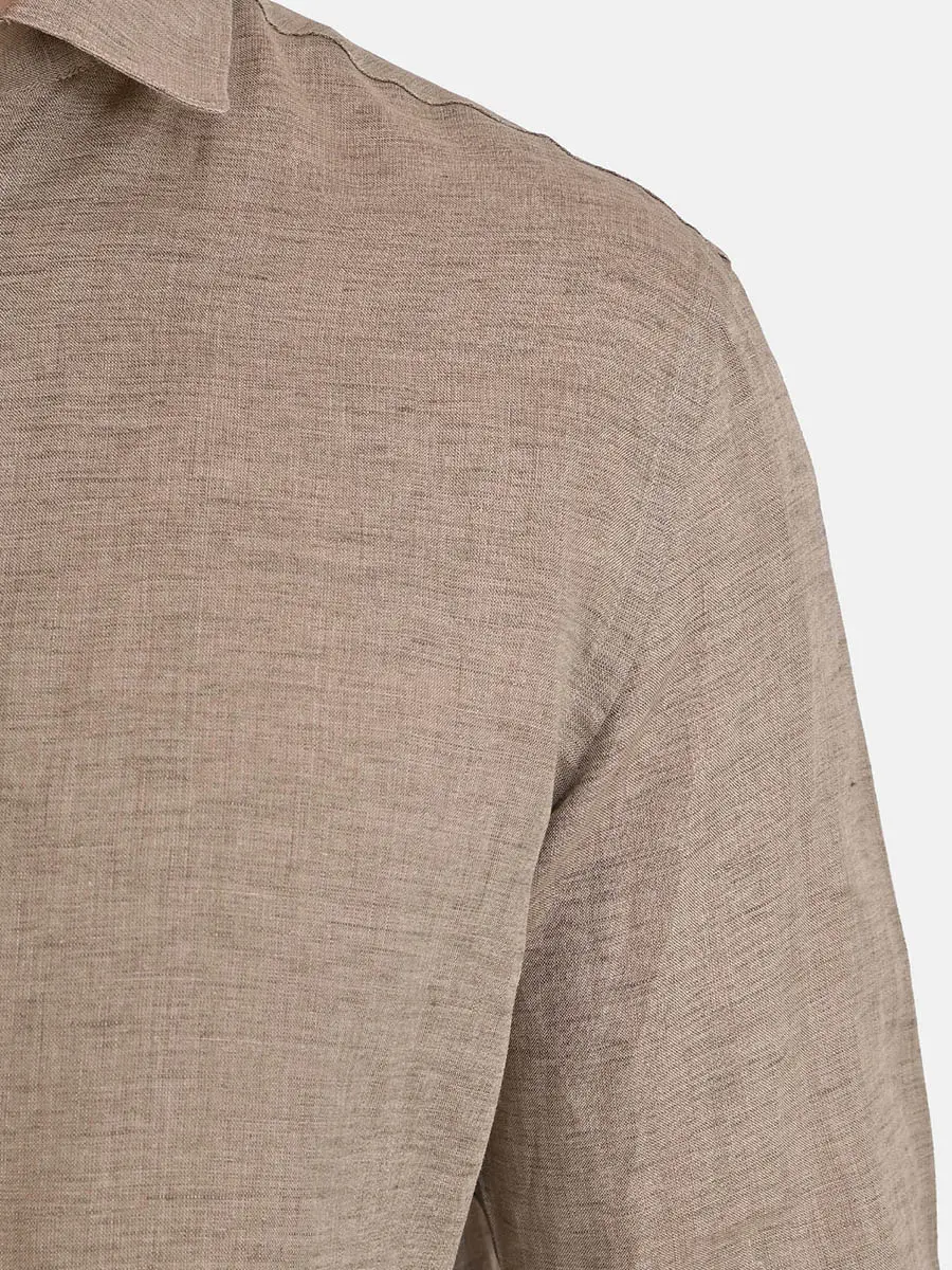 Рубашка Regular Fit льняная
