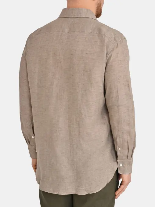 Рубашка Regular Fit льняная CANALI