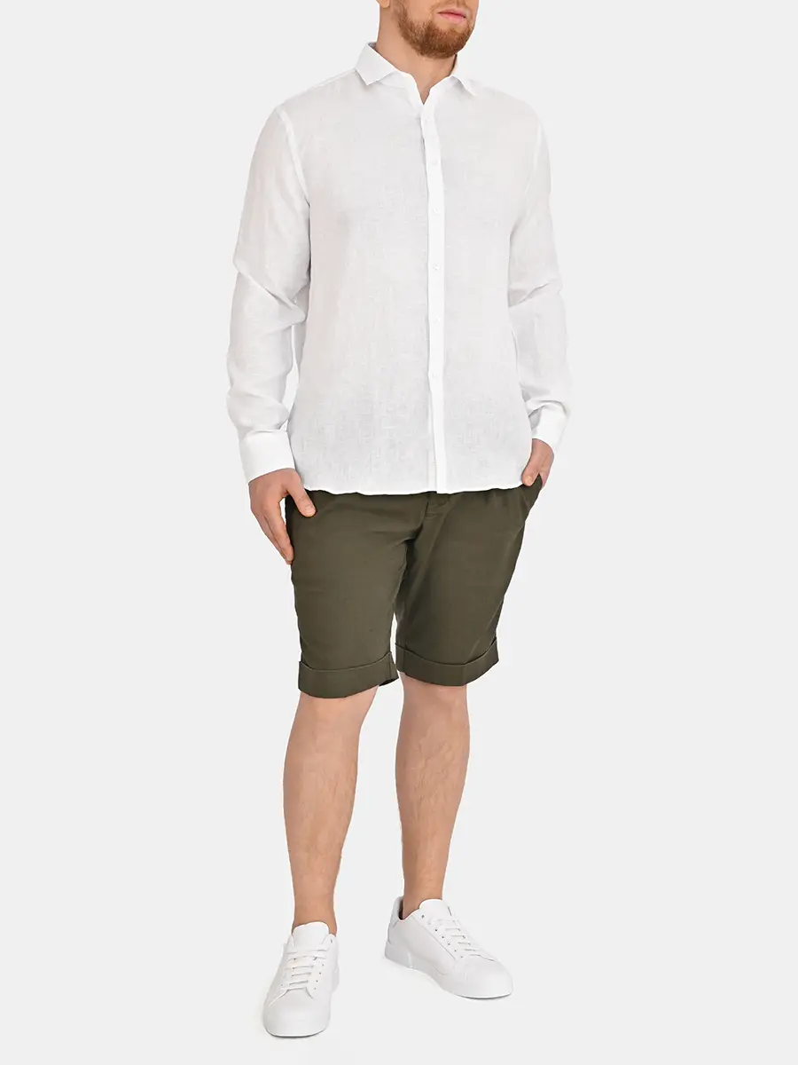 Рубашка Slim Fit хлопковая