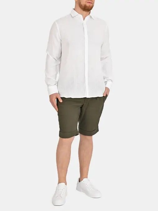 Рубашка Slim Fit хлопковая CANALI