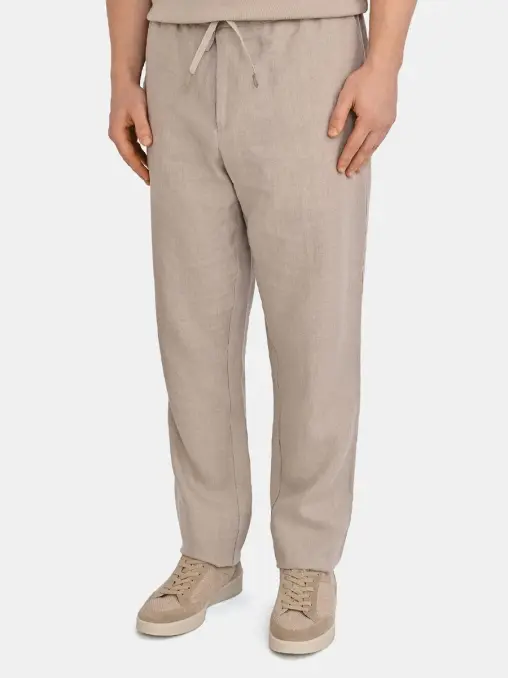 Брюки льняные CANALI