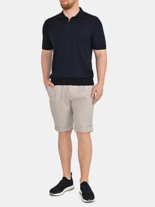Поло хлопковое KITON