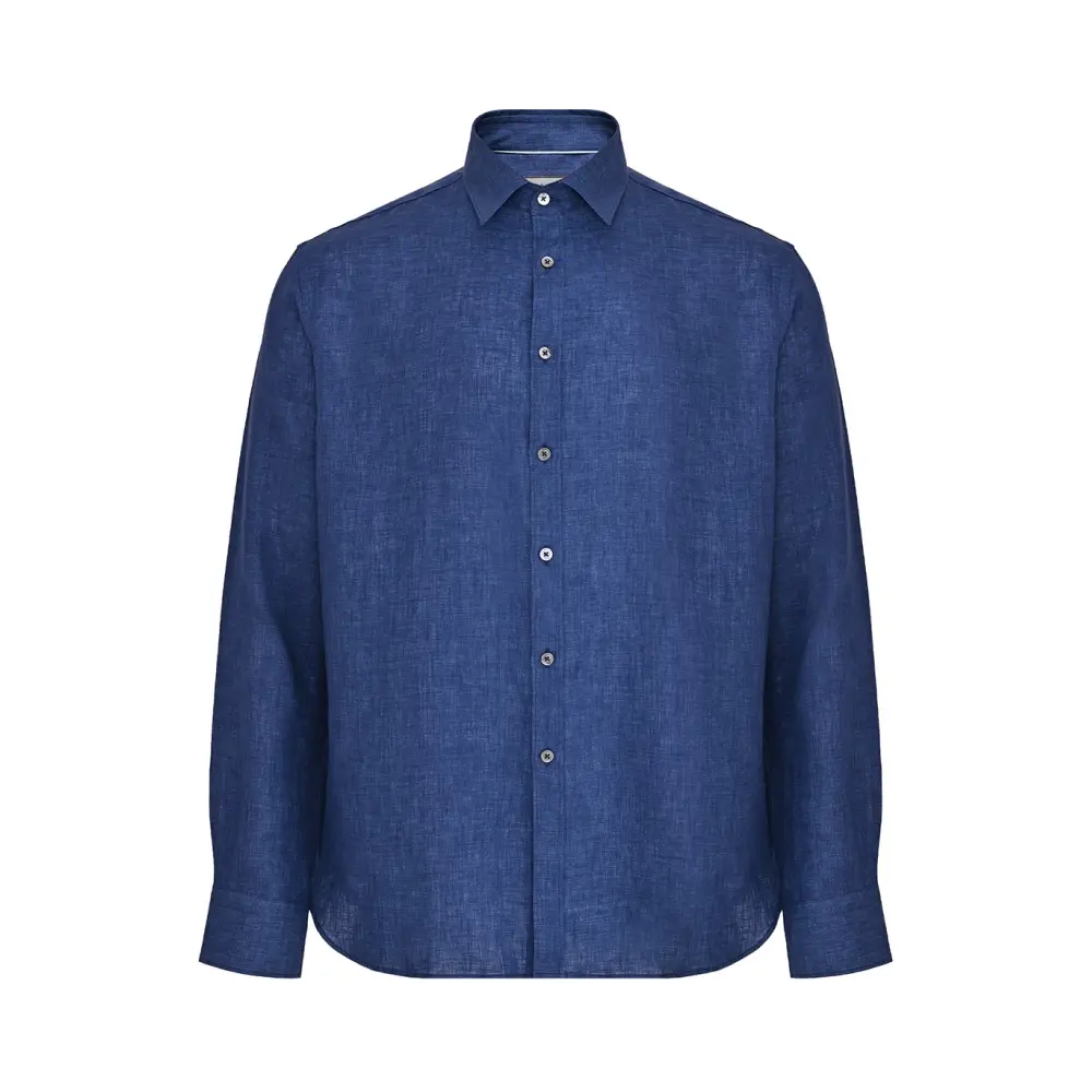 Рубашка Regular Fit льняная