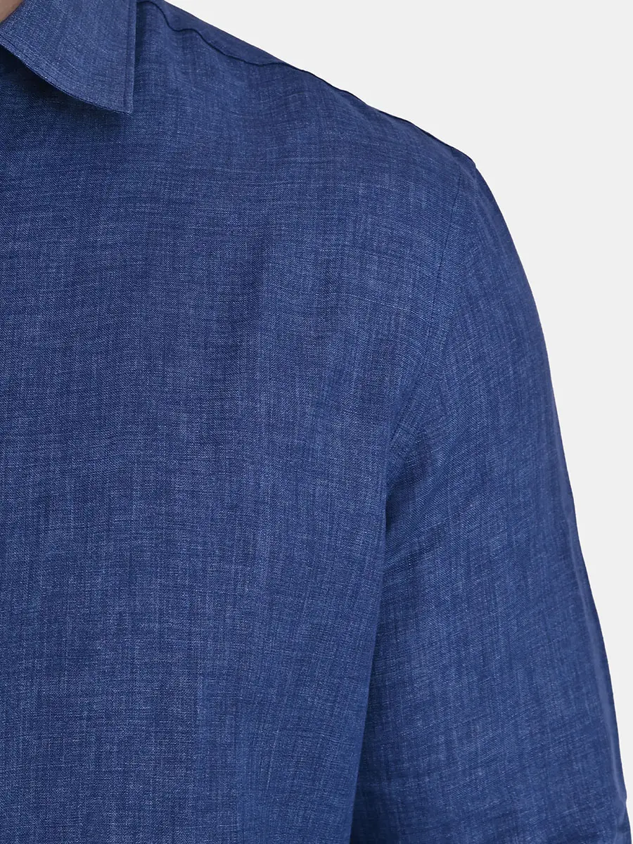 Рубашка Regular Fit льняная