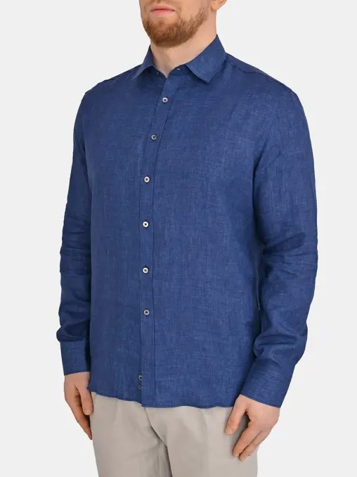 Рубашка Regular Fit льняная CANALI