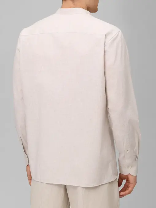 Рубашка Regular Fit хлопка и льна BALDESSARINI