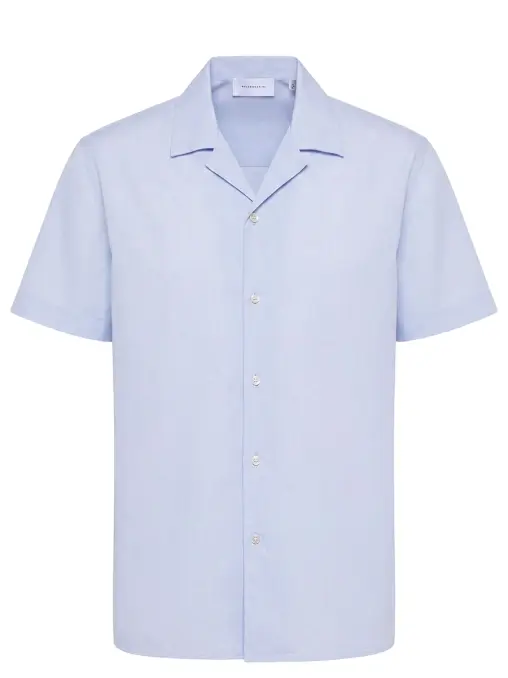Рубашка Regular Fit из хлопка и льна BALDESSARINI