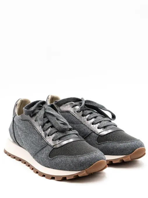 Кроссовки текстильные BRUNELLO CUCINELLI