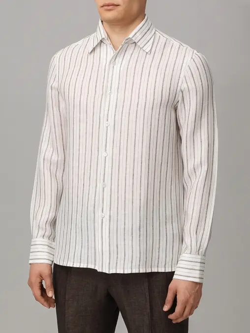 Рубашка льняная FIORONI CASHMERE