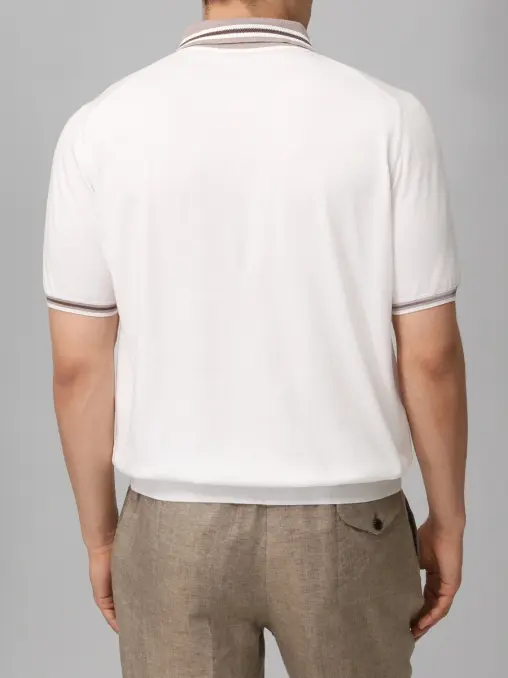 Поло хлопковое FIORONI CASHMERE