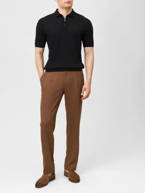 Поло хлопковое FIORONI CASHMERE