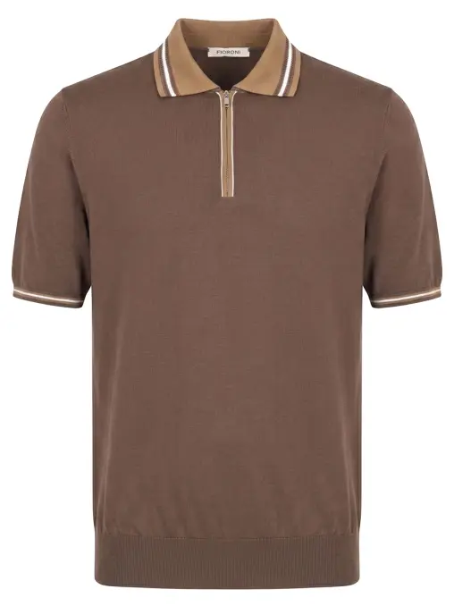 Поло хлопковое FIORONI CASHMERE
