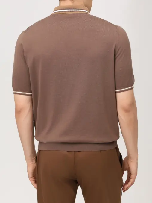 Поло хлопковое FIORONI CASHMERE