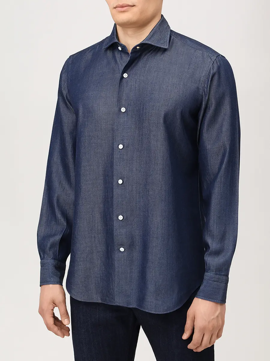Рубашка Regular Fit из лиоцелла