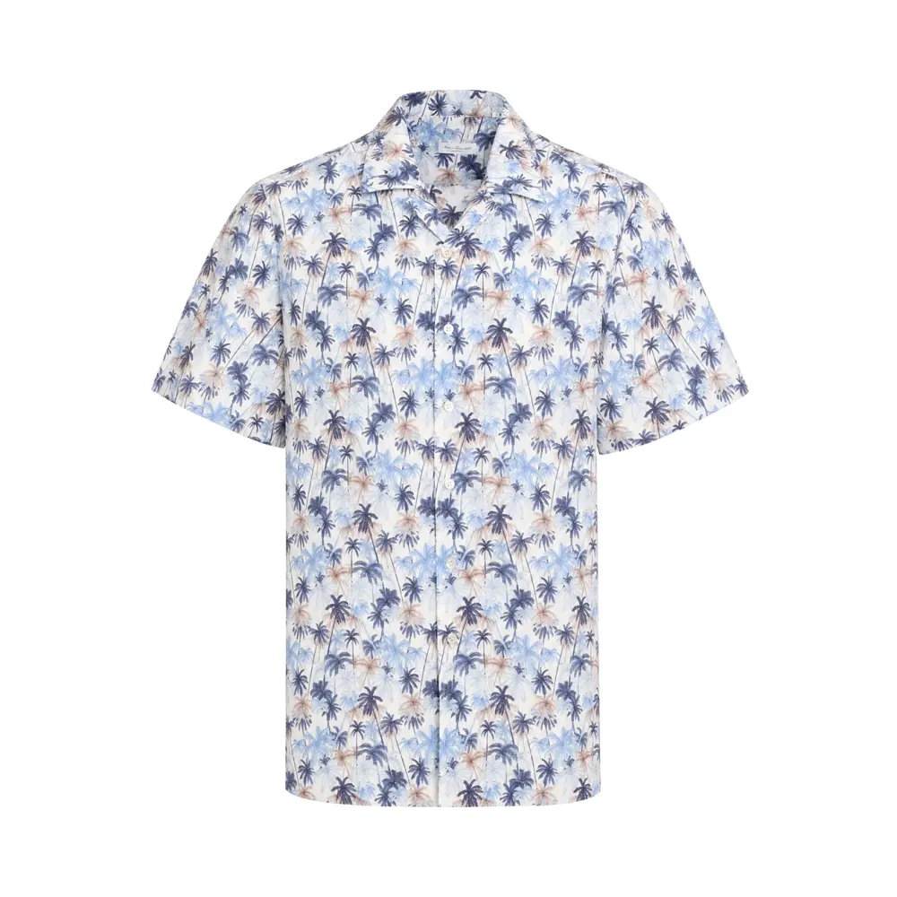 Рубашка Regular Fit из хлопка и лиоцелла