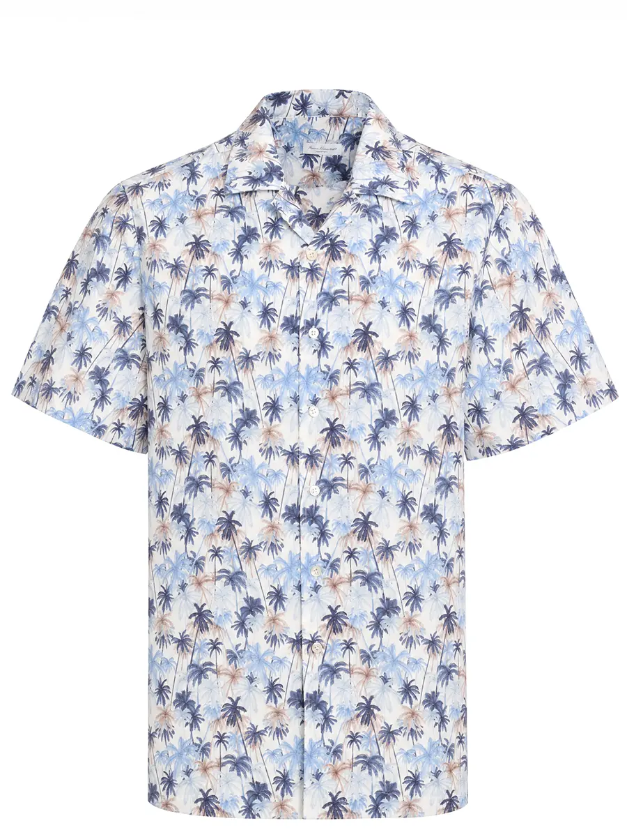 Рубашка Regular Fit из хлопка и лиоцелла
