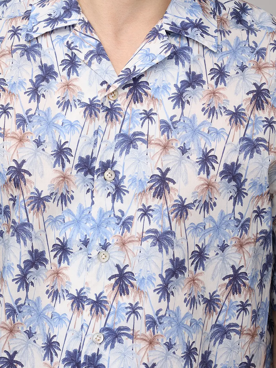 Рубашка Regular Fit из хлопка и лиоцелла