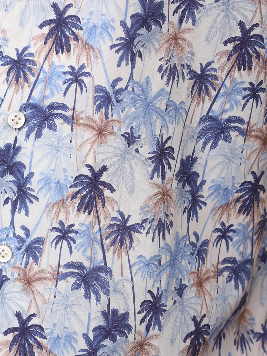 Рубашка Regular Fit из хлопка и лиоцелла