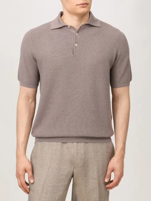 Поло хлопковое FIORONI CASHMERE