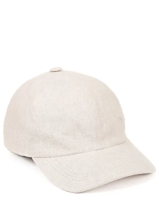 Бейсболка льняная FIORONI CASHMERE