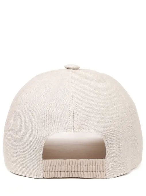 Бейсболка льняная FIORONI CASHMERE